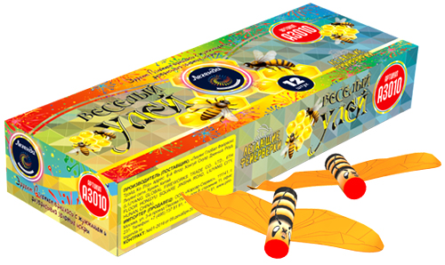  Летающие фейерверки Улей  в Павловском Посаде