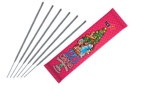  Бенгальские свечи 6 шт 170 мм в пакете  в Павловском Посаде